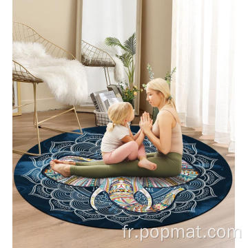 Tapis de yoga non glissant adapté à l&#39;exercice